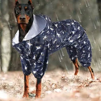 Manteau de Pluie Élégant et Imperméable pour Chien avec Capuche, Veste de Pluie Légère et Coupe-Vent pour Animaux de Compagnie 2026