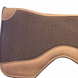 แผ่นรองอานม้าขนสัตว์แบบโค้งรับแรงกระแทก สำหรับอานม้าแบบตะวันตก - อุปกรณ์ม้าระบายอากาศได้ดีตามธรรมชาติ - Product Image 2