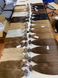 Vente en gros de ruban adhésif vierge pour les extensions de cheveux brésiliens Pas d'emmêlement Pas de perte de cheveux Machine à double trame Remy Hair - Product Image 3