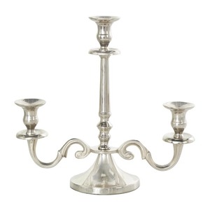 New Arrival Sliver Coated Wedding <b>Candelabra</b> Awesome Quality Customized Size Metal Candle Stand for Party Tabletop Decoration - Product Image 2
