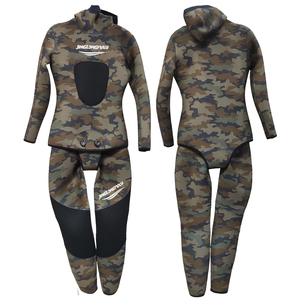 Sweat à capuche deux pièces à manches longues sans camouflage <span class=keywords><strong>combinaison</strong></span> de <span class=keywords><strong>plongée</strong></span> 3mm <span class=keywords><strong>5mm</strong></span> 7mm <span class=keywords><strong>combinaison</strong></span> de pêche sous-marine pour hommes - Product Image 1