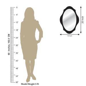 Miroir mural avec cadre en bois de qualité à l'exportation pour décoration de salle de bain avec emballage personnalisé disponible à un prix abordable - Product Image 6