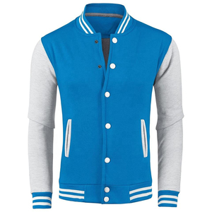 Chaquetas de moda Forro acolchado Parches de chenilla personalizados Letterman College Hombres Bomber Béisbol Chaqueta universitaria de lana a prueba de viento - Product Image 1
