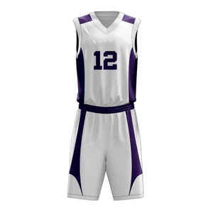 Uniforme de sport de basket-ball de club d'équipe personnalisé-Ensembles de maillots de basket-ball de qualité classique Imprimé Logo Made Polyester Sportswear - Product Image 2