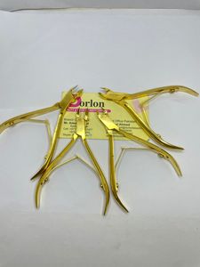 Cortaúñas de acero inoxidable chapado en oro de primera calidad, cortadora de cutículas afilada con logotipo personalizado, herramienta de cuidado de dedos de calidad sostenible - Product Image 3