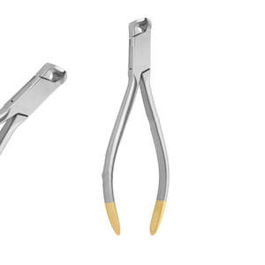 Pince à plier les fils orthodontiques manuelle en acier inoxydable AHI 145 mm, instrument dentaire de précision, haute qualité, fabrication pakistanaise, CE - Product Image 1