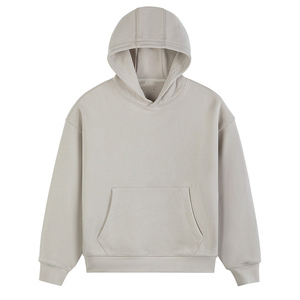 À la mode Hommes Slouchy Hoodie Doux Polaire Baggy Sweat Pour La Mode Street Look Impression Personnalisée - Product Image 2