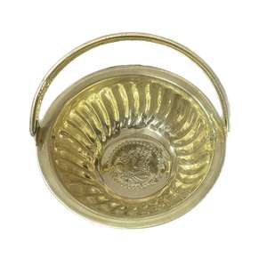 High Quality Brass Pooja <b>Basket</b> Puja <b>Flower</b> <b>Basket</b> <b>for</b> Pooja & Home Decor Handmade Manufacturer and Wholesaler - Product Image 6