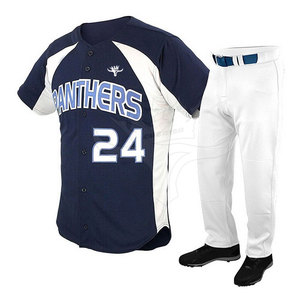 Uniforme de béisbol de equipo deportivo, precio al por mayor, personalizado, talla grande - Product Image 3