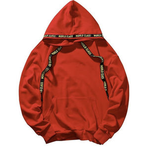 Sudadera con capucha de gran tamaño de poliéster 100% de alta calidad para hombres, cordón de bolsillo de canguro con estampado antibacteriano personalizable ODM invierno - Product Image 1
