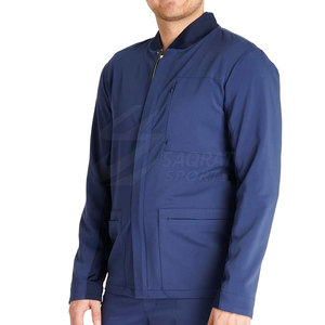 Blouse de travail élégante pour hommes, pour les professionnels de la santé, avec doublure intérieure confortable, légère, écologique, détection des aiguilles, haute qualité - Product Image 3