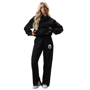 Pantalons de survêtement en molleton de qualité supérieure pour femmes, pour l'entraînement en salle de sport et le port quotidien - Product Image 1