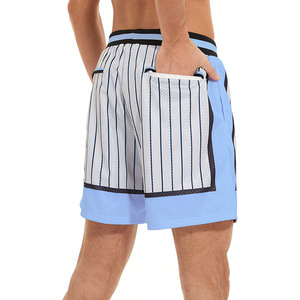 Nuevos pantalones cortos sueltos informales de malla para gimnasio y culturismo para hombre de verano - Product Image 5