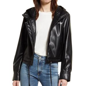 Chaqueta de cuero genuino para mujer Chaquetas de moda para mujer Chaquetas de cuero de temporada de invierno para la venta - Product Image 1