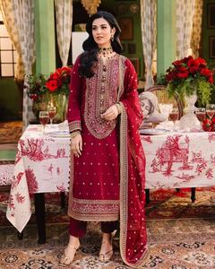 ชุดเดรสใส่ทำงานแบบสุภาพสำหรับผู้หญิงชุดเดรสผ้าคอตตอนสไตล์ซาลวาร์คาเมซสำหรับ01031งานปาร์ตี้รุ่นล่าสุด2025-2026 - Product Image 5