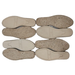 Vente en gros semelle Espadrille confortable mode semelle en Jute Durable écologique naturel fait à la main semelle extérieure en caoutchouc - Product Image 1