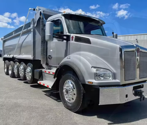 Precio al por mayor: Camión volquete Kenworth T880 de cinco ejes usado 2021 - Paccar 485HP 8L Manual 22' con volquete, envío mundial - Product Image 1