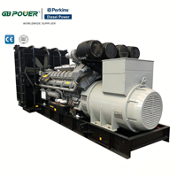 Générateur diesel 5 MW, démarrage automatique, démarrage à distance, ATS, châssis ouvert, 50 Hz, GB POWER