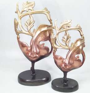 Escultura de cara humana para decoración del hogar, escultura de personaje humano abstracto moderno para decoración de mesa - Product Image 6