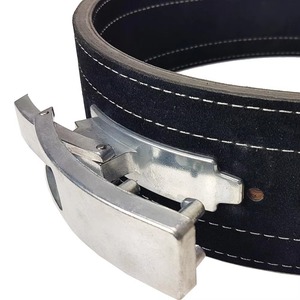 Cinturón de palanca de entrenamiento de gimnasio de camuflaje Premium personalizado sublimado de cuero PU informal de cobre para levantamiento de pesas - Product Image 2