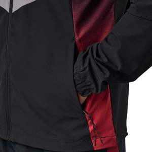 Black Windbreaker Jacket Lightweight Water Resistant Outdoor Running Training <b>Coat</b> for Men and <b>Women</b> All Season Wear - Product Image 5