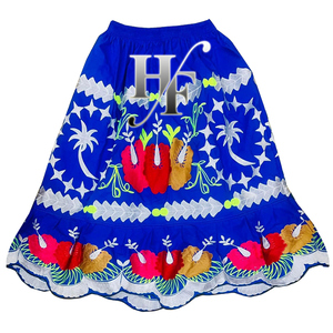 Jupe pour femme, style île du Pacifique, imprimé polynésien, taille haute, coupe trapèze, style micronésien, personnalisable - Product Image 6