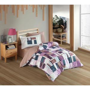 Ensemble de housse de couette en popeline simple Hobby Dream Claret Red-Literie élégante et élégante - Product Image 1