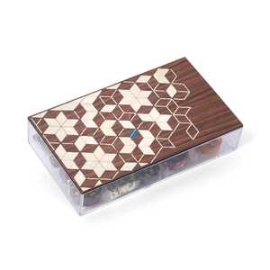 Elegant <b>Wooden</b> Acrylic Sweet <b>Box</b> Set with Mother of Pearl Inlay Design for Ramadan Kareem Gifts and Home Celebration Use - Product Image 5