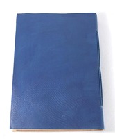 Vente chaude, fabricant personnalisé, logo personnalisé, agenda de bureau, carnet en cuir, carnets pour étudiants, planificateur de couleur bleue