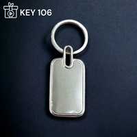 Promotion de porte-clés rotatif personnalisé en acier inoxydable cadeau en métal porte-clés pendentif en acier inoxydable