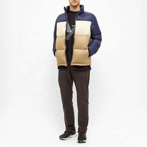 High quality Oversized cotton padded winter <b>Quilted</b> Bomber men's puffer jackets custom logo print <b>thick</b> casual clothing Jackets - Product Image 3