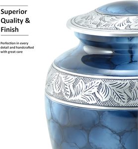 Rich Look Adults Aluminum Cremation <b>Urns</b> - Product Image 4