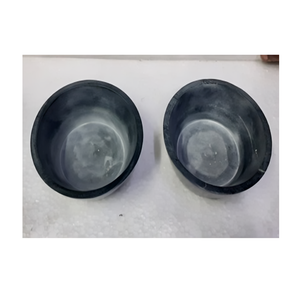 Natural marble bowl handmade versatile decorative dish centerpiece for home dining kitchen <b>table</b> serving salad fruits - Product Image 6
