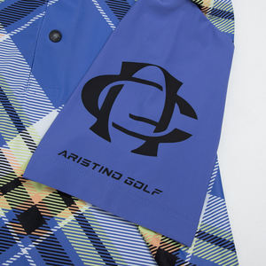 Camisas de Golf para Hombre Aristino, 77% Poliamida, 23% Elastano, Estampado, Tejido No Tejido, Estilo Casual Elegante, Manga Corta con Botones - Product Image 3