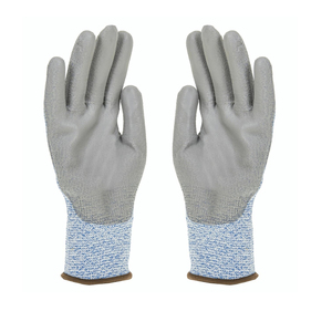 Gants de travail en PVC tricotés en coton à pois Sécurité industrielle Protection des mains Gant de travail durable Fabricant de gros OEM - Product Image 4