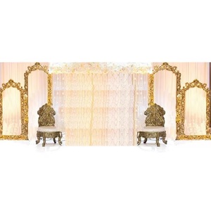 Decoración de Pared con Velas Metálicas Brillantes para Bodas, Telones de Fondo Brillantes para Decoración de Bodas, Comprar Ahora, Decoración para Eventos en Carolina del Sur - Product Image 1