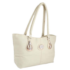 กระเป๋าถือสุภาพสตรี - สีเบจ - Product Image 1