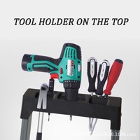 2 3 4 5 6 7 8 Escabeau pliable, avec plate-forme d'outils supérieure, léger, portable pour la maison.