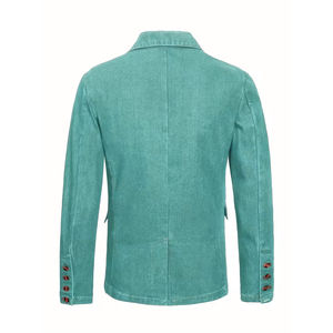 2025 nueva chaqueta de mezclilla de tendencia elegante al por mayor de alta calidad última chaqueta de hombre con personalización chaqueta de tendencia superior - Product Image 2