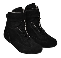 Bottes de course mi-mollet en cuir imperméables à embout d'acier pour karting, style mode, haute qualité, prix abordable