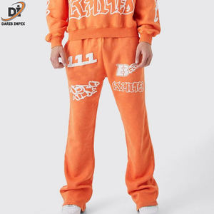 Chándal de alta calidad para hombre, conjunto de Sudadera con capucha de peso pesado de algodón 100%, traje deportivo de gran tamaño personalizado para hombre, chándal Fitness para correr - Product Image 4