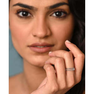 Anillos de Plata de Ley 925 de Primera Calidad para Mujer, Chapados en Rodio con Engaste de Circonita, Regalo Perfecto - Product Image 3