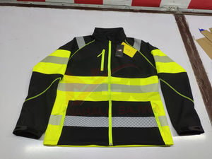 Veste de sécurité, sweat-shirt d'hiver haute visibilité, vêtement de travail de sécurité, sweat-shirt réfléchissant imperméable. - Product Image 2