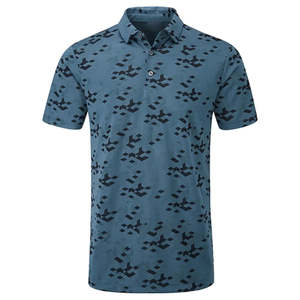 Camiseta de Golf Vintage para Hombre, 100% Algodón, Impresión Digital Personalizada, Manga Corta, Transpirable y de Alto Rendimiento - Product Image 4