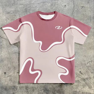 T-shirt en tricot formel OEM ODM, design personnalisé, stock disponible en plusieurs couleurs, tissu respirant à séchage rapide, 100% coton, unisexe - Product Image 1