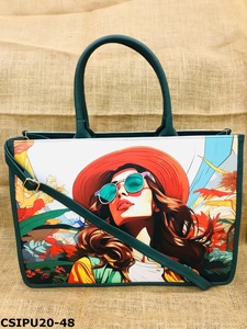 Borsetta in pelle artificiale stampata di design un accessorio lussuoso ed elegante perfetto per le <span class=keywords><strong>donne</strong></span> <span class=keywords><strong>che</strong></span> apprezzano l'eleganza - Product Image 6