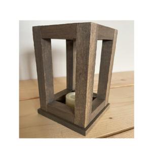 Latest Design Wooden <b>Candle</b> Holder Square <b>Shape</b> Perfect for Party and Home Decoration Elegant Lighting Accent for Any Occasion - Product Image 1