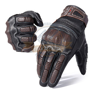 Gants de course à doigts entiers avec logo personnalisé, en cuir respirant, pour le cyclisme, marque privée, service OEM unisexe - Product Image 1