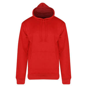 <b>Men's</b> <b>Grey</b> Pullover Hoodie Solid Color Casual Hooded <b>Sweatshirt</b> With Kangaroo Pocket - Product Image 2