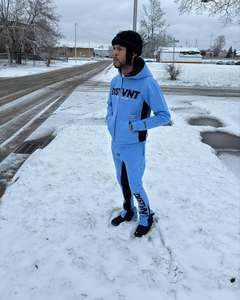 ชุดวอร์มมีฮู้ดสำหรับผู้ชาย450GSM พิมพ์ลายเฟรนช์เทอร์รี่100% เต็มตัวกำหนดได้เอง - Product Image 4